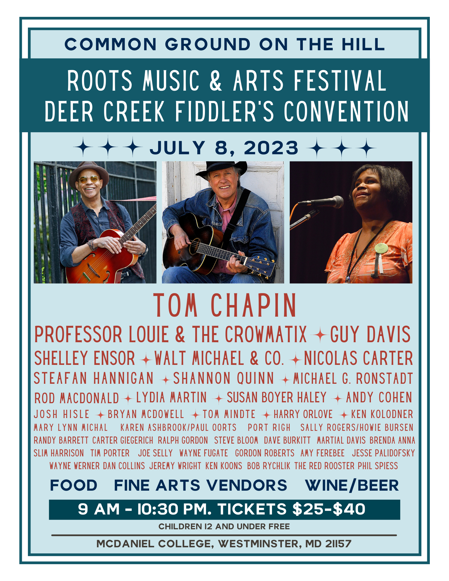 Common Ground on the Hill Roots Music & Arts Festival